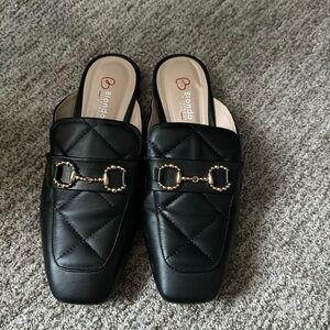 Brand new black slip on